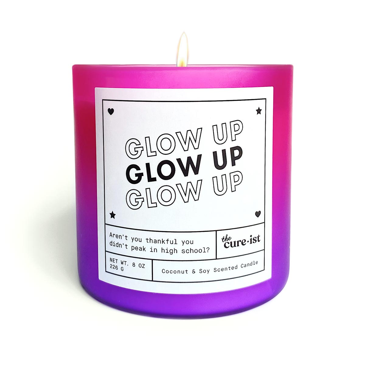 Glow Up Candle - Rose Blossom, Goji Berry, Violet, Geranium, Brown Sugar & Vanilla
