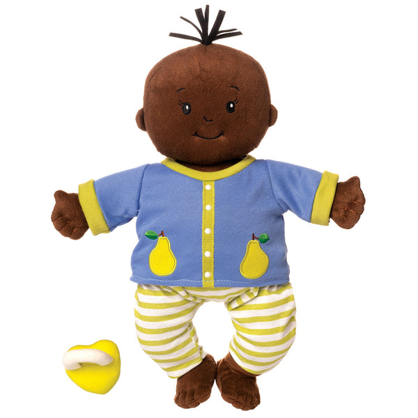 Baby Stella Brown Doll with Black Hair by Manhattan Toy