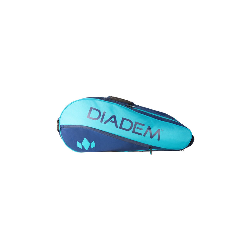 Tour 9 Pack Elevate Racket Bag (Teal/Navy) by Diadem Sports