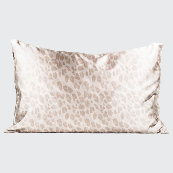 Satin Pillowcase in Leopard by KITSCH