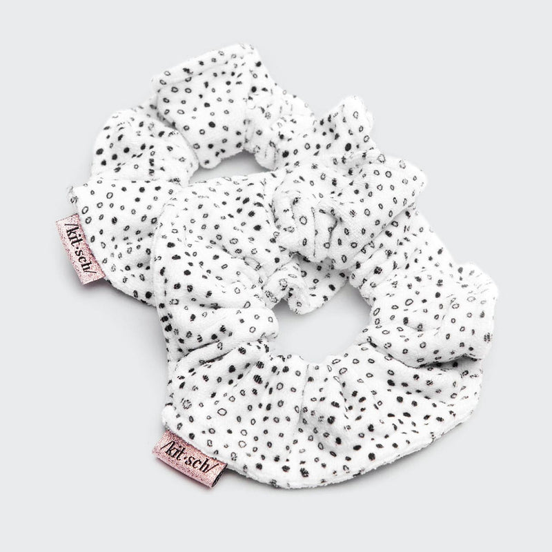 Microfiber Quick-Dry Towel Scrunchies 2pc - Micro Dot by KITSCH