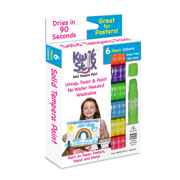Kwik Stix, Set of 6 Neon Colors by The Pencil Grip, Inc.