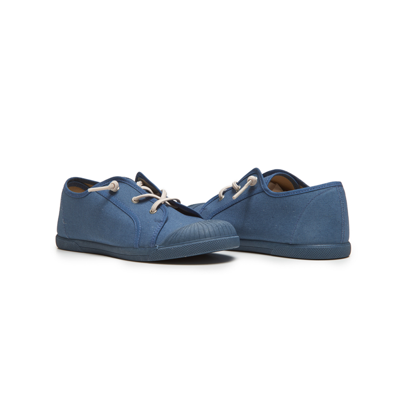 ECO-Friendly Canvas Sneaker in Indigo by childrenchic