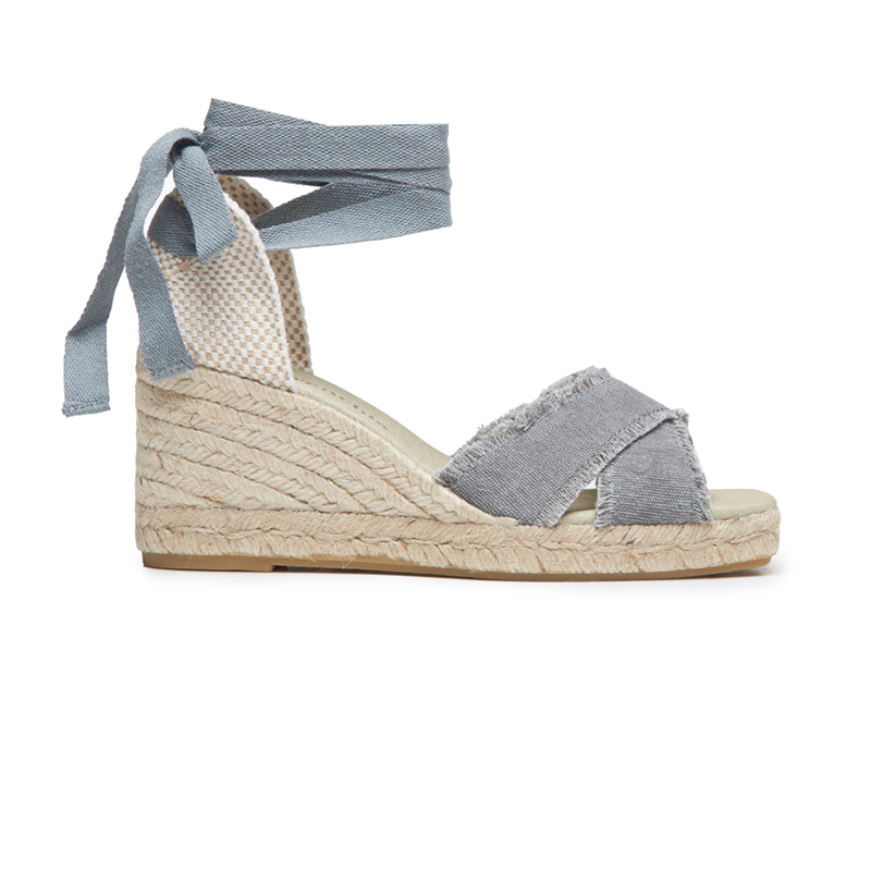 Sandal Espadrille in Grey by childrenchic