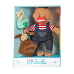 Wee Baby Stella beige Tiny Farmer Set by Manhattan Toy