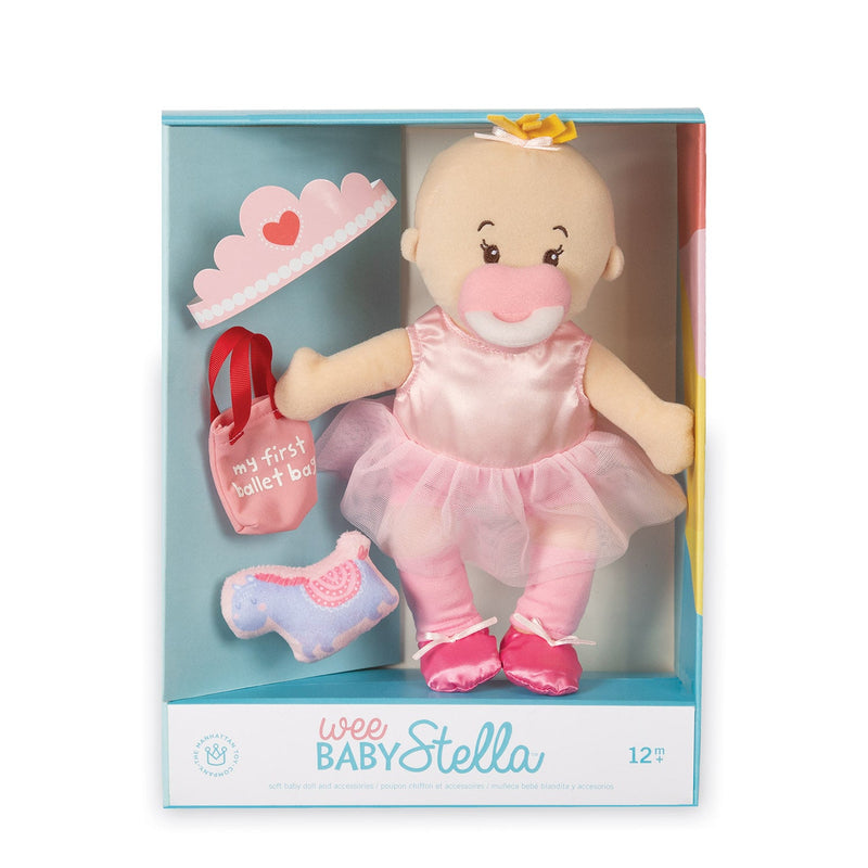 Wee Baby Stella peach Tiny Ballerina Set by Manhattan Toy