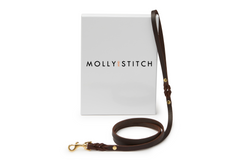 Butter Leather City Dog Leash - Classic Brown by Molly And Stitch US