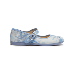 Classic Canvas Mary Janes in Tie Dye Blue by childrenchic