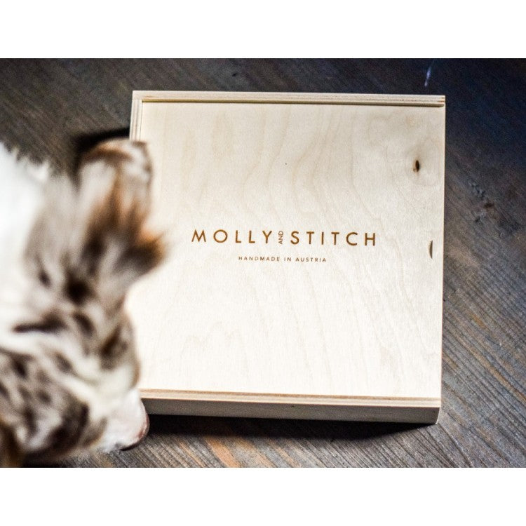 Touch of Leather Dog Leash - Grey by Molly And Stitch US