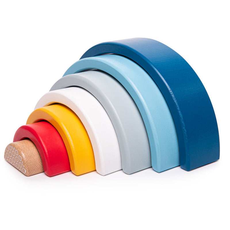 100% FSC Certified Rainbow Arches by Bigjigs Toys