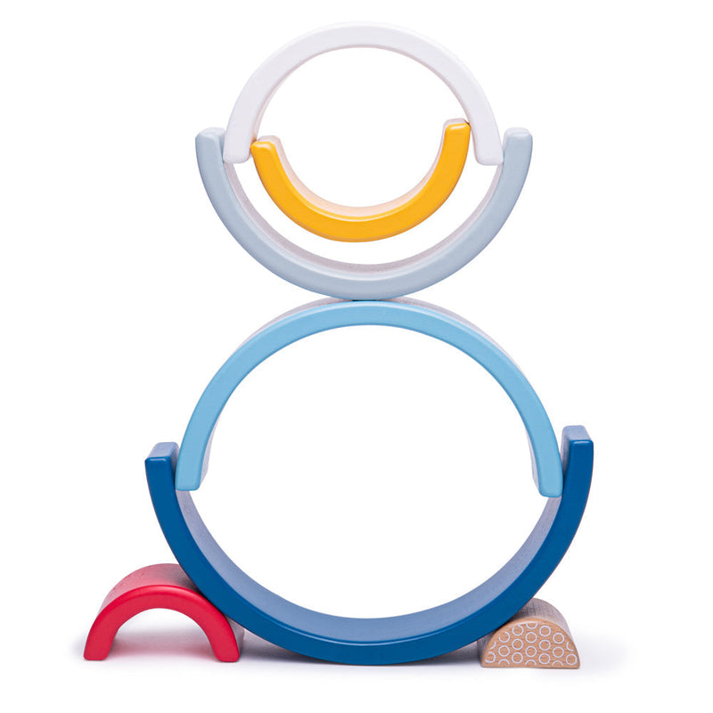 100% FSC Certified Rainbow Arches by Bigjigs Toys