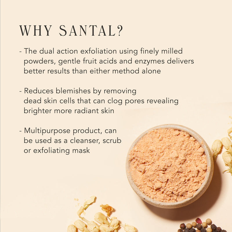 SANTAL | Dual-Action Enzyme Cleansing Powder by M.S. Skincare