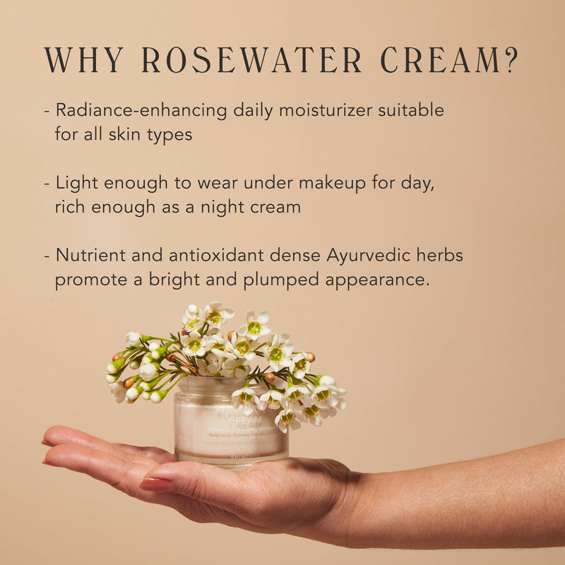 ROSEWATER CREAM | Radiance Enhancing Moisturizer by M.S. Skincare