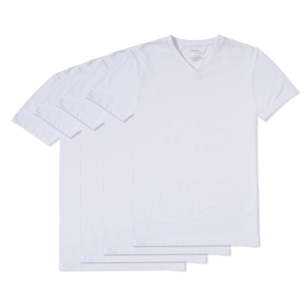 Neat™ Undershirt 4-Pack (Crew/V-Neck) by Neat™ | Sweat-Proof Apparel