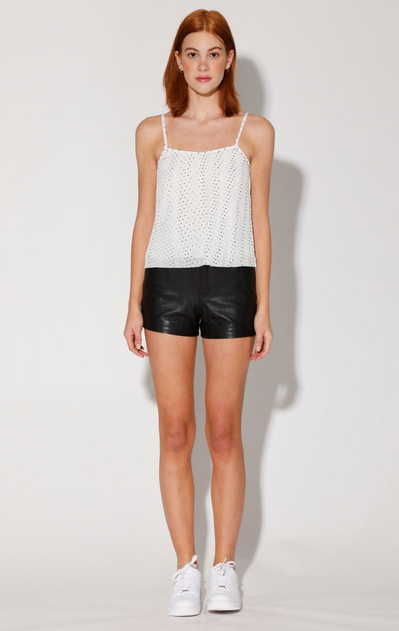 Lyric Top, White with Black by Walter Baker
