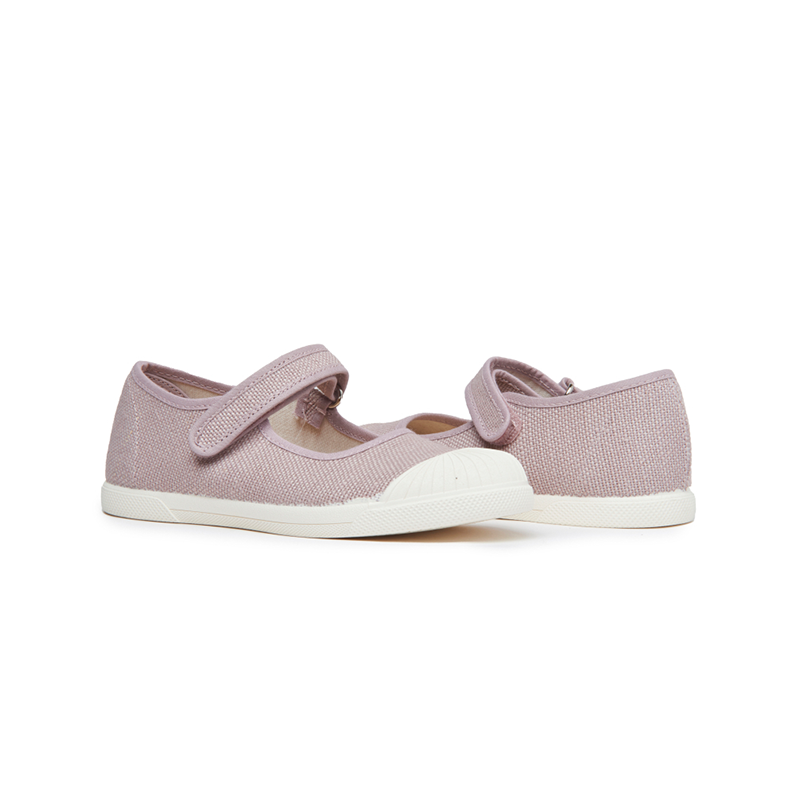 Canvas Mary Jane Sneakers in Lilac by childrenchic
