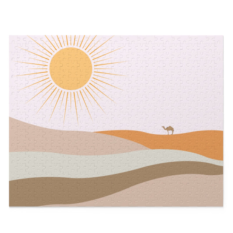 Desert Sun Art Jigsaw Puzzle 500-Piece