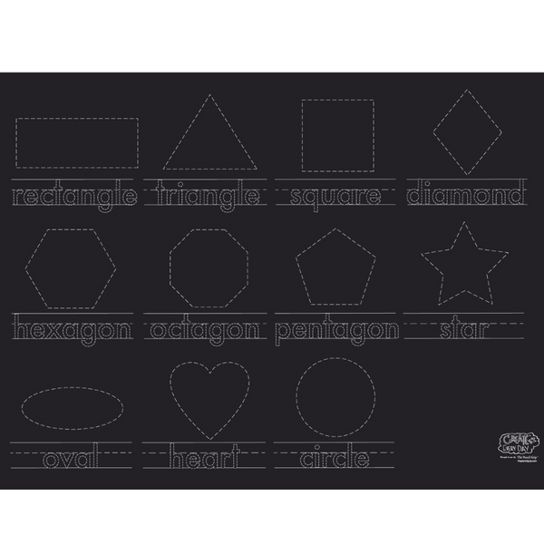 NEW! Reusable Activity Playmat- Numbers & Shapes (2-sided) by The Pencil Grip, Inc.