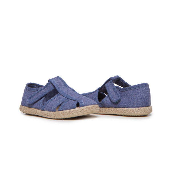 Canvas Yute Sandal in Denim by childrenchic