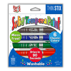 Thin Stix, Set of 6 Classic Colors by The Pencil Grip, Inc.
