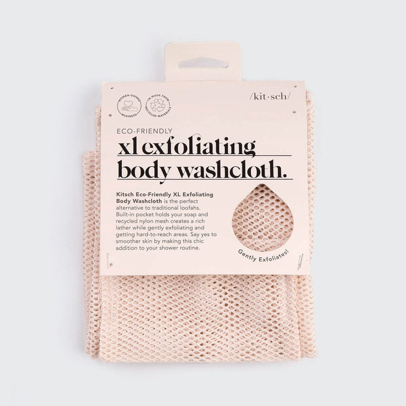 XL Exfoliating Body Washcloth - Blush by KITSCH