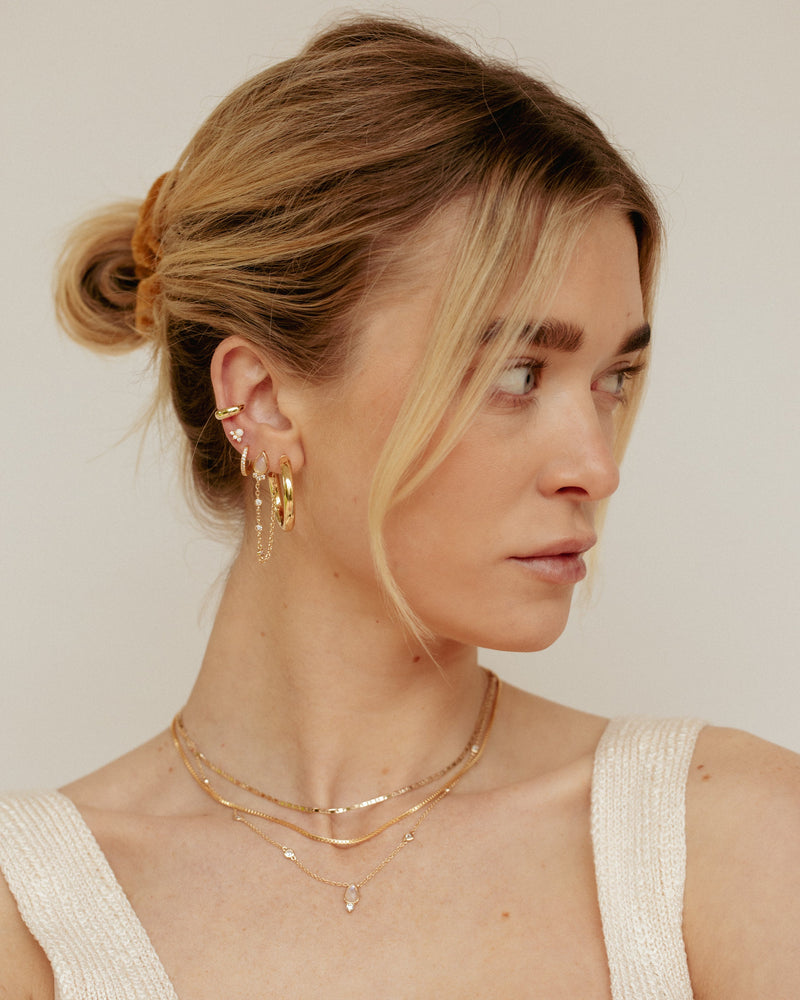 Lauren Earring Moonstone by Eight Five One Jewelry