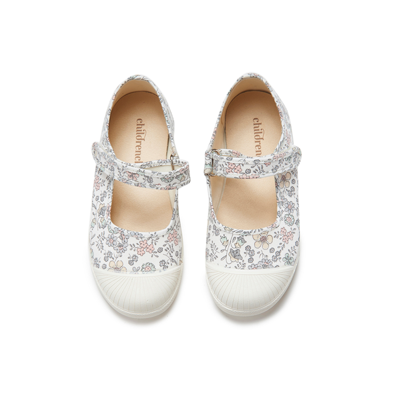 Canvas Mary Jane Sneakers in Florals by childrenchic