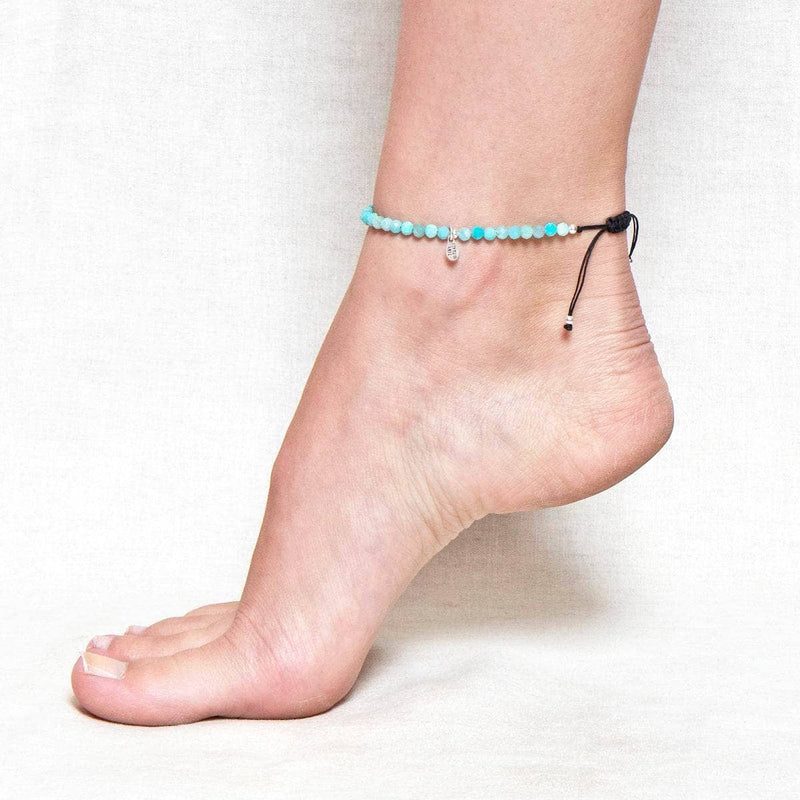 Amazonite Energy Anklet by Tiny Rituals
