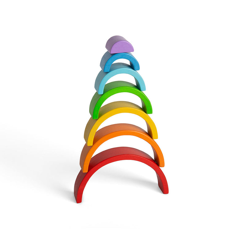 Wooden Stacking Rainbow - Small by Bigjigs Toys