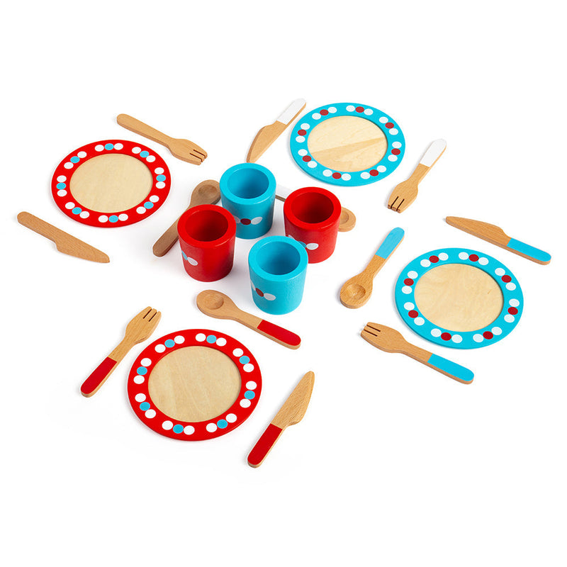 Dinner Service (20 Pieces) by Bigjigs Toys