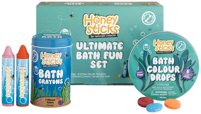 Ultimate Bath Fun Set by Honeysticks USA
