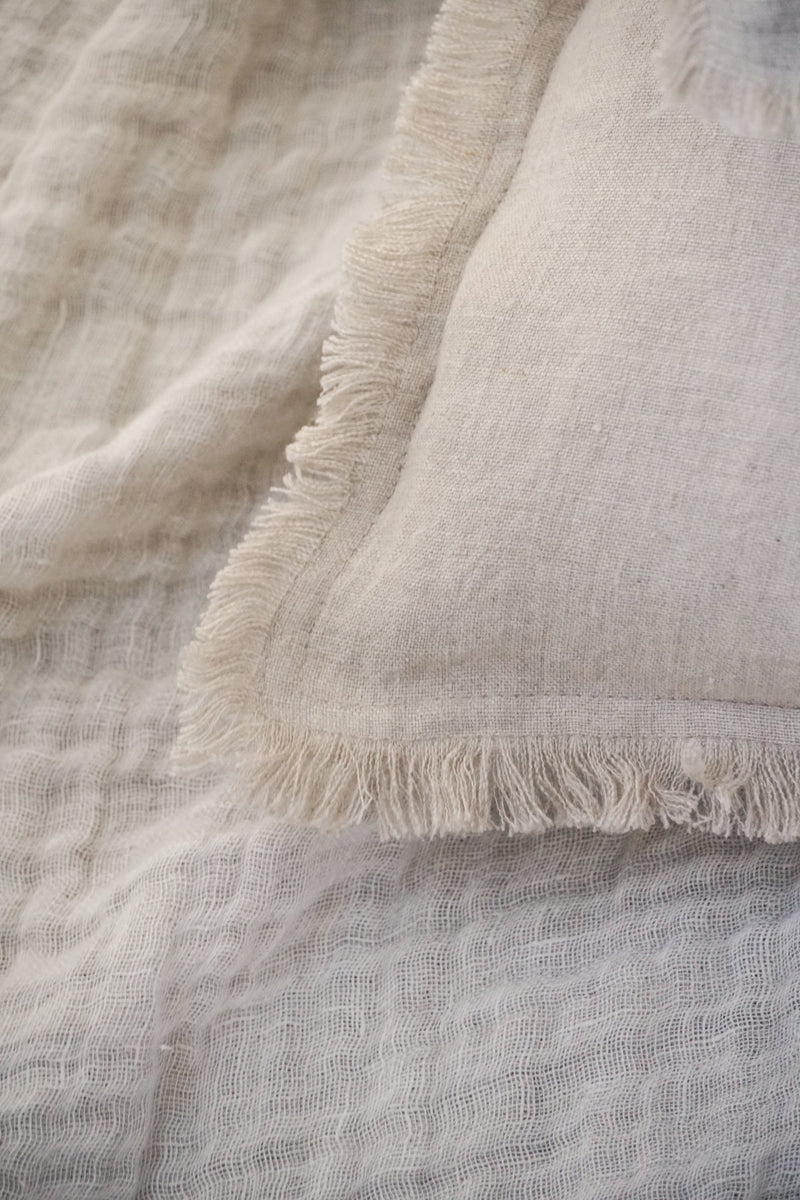 Beige So Soft Linen Pillows