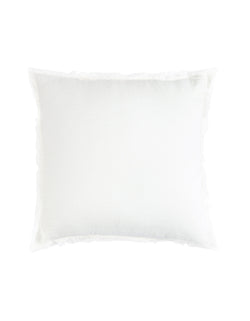 Bright White So Soft Linen Pillows