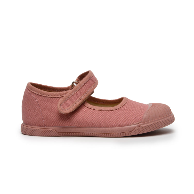 Canvas Captoe Mary Jane Sneakers in Rosewood by childrenchic