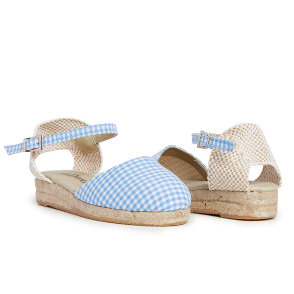 Gingham Canvas Espadrille by childrenchic