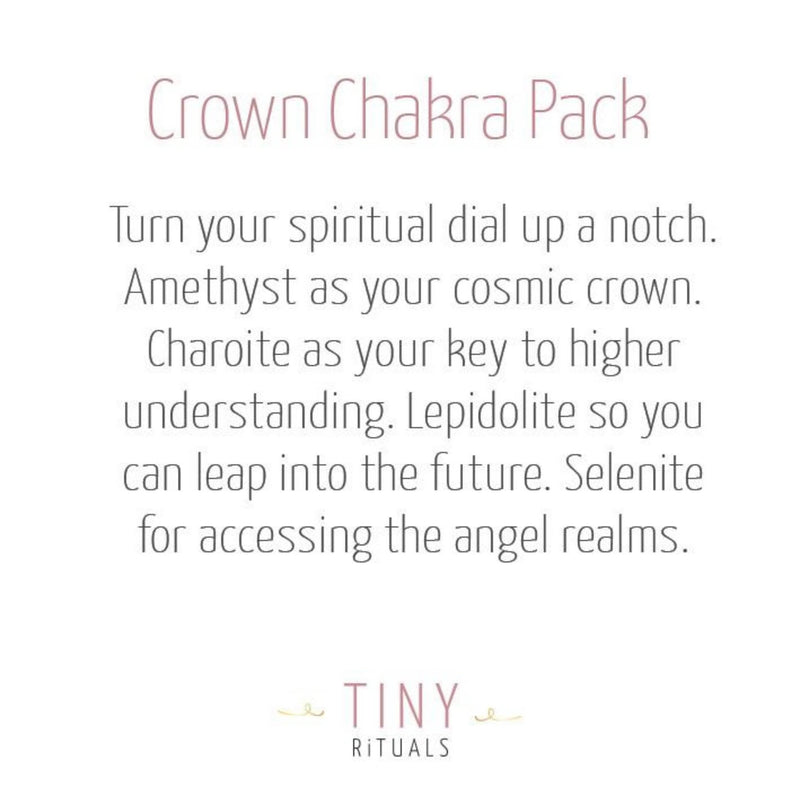 Crown Chakra Pack by Tiny Rituals