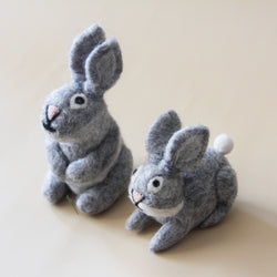Felt Bunny Duo by Play Planet