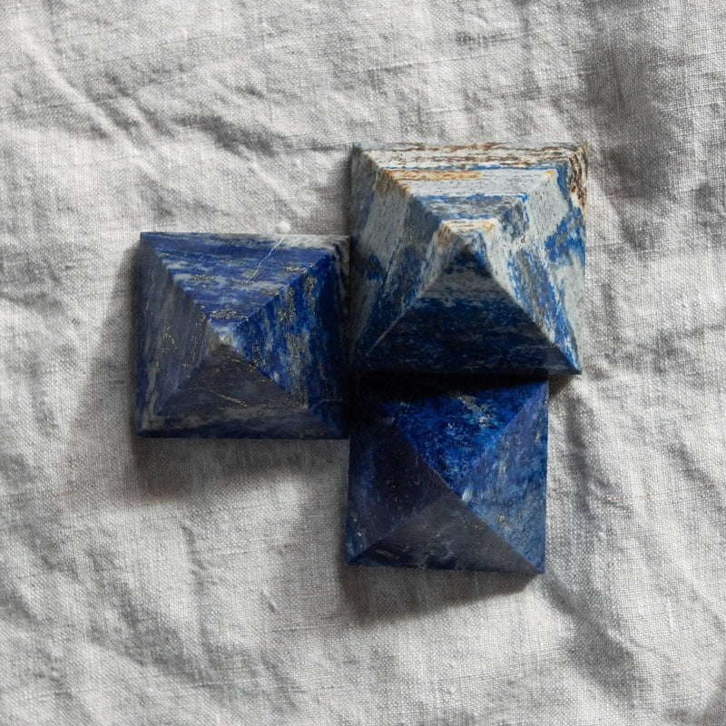 Lapis Lazuli Pyramid by Tiny Rituals