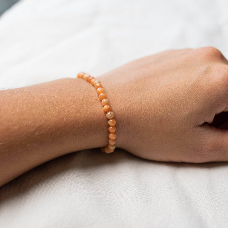Orange Calcite Energy Bracelet by Tiny Rituals
