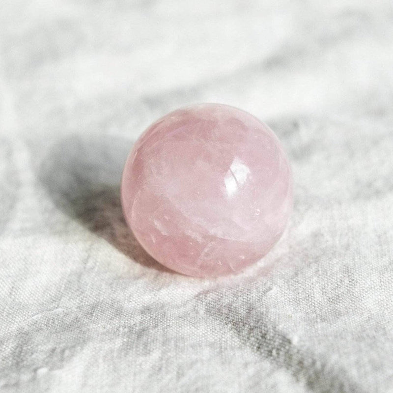 Rose Quartz Sphere with Tripod by Tiny Rituals