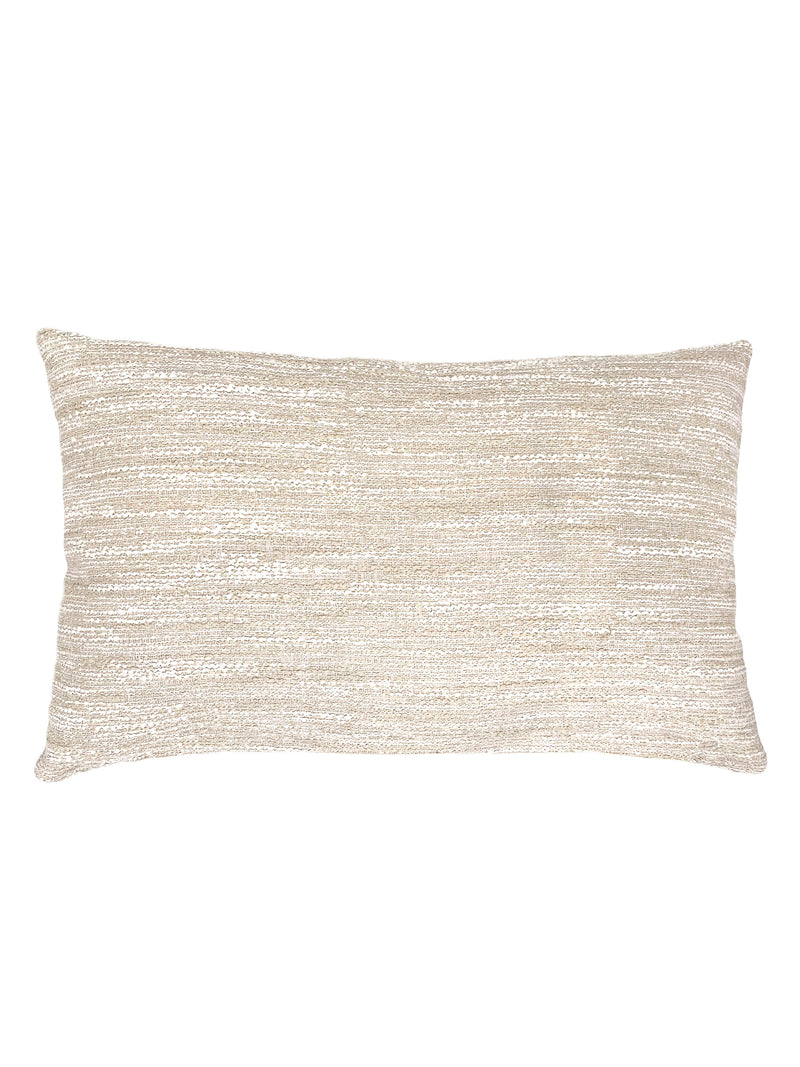 Dreamy Weave Beige Outdoor Pillow