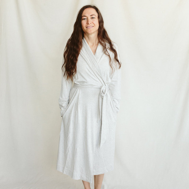 Womens Robe | Storm Gray