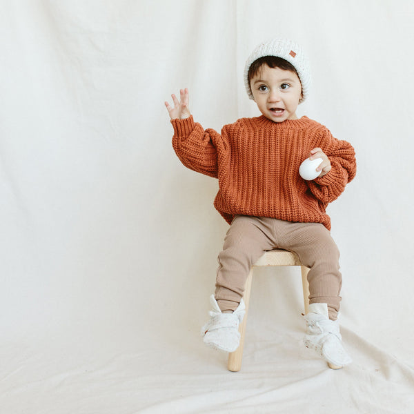 Chunky Knit Sweater | Clay by goumikids