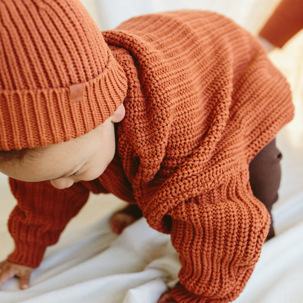 Chunky Knit Sweater | Clay by goumikids