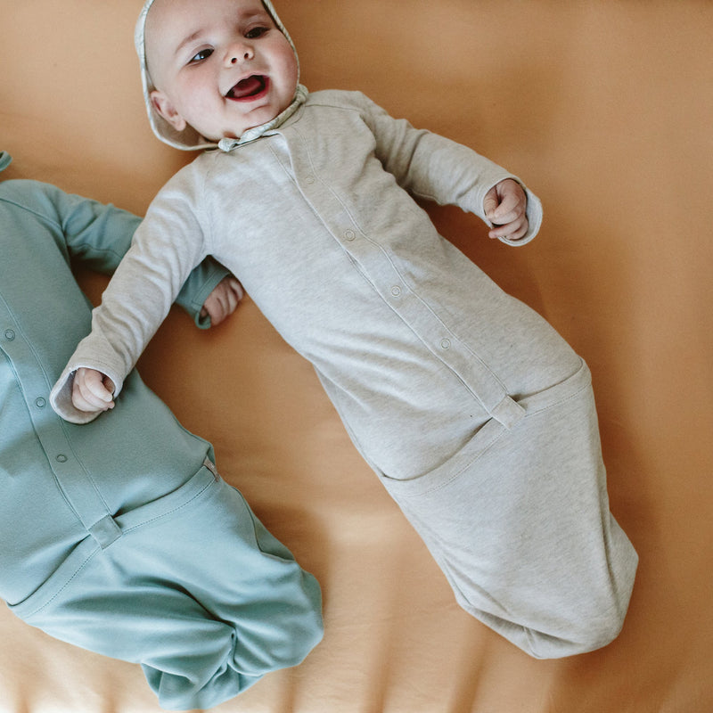 Baby Sleep Gowns | Storm Gray