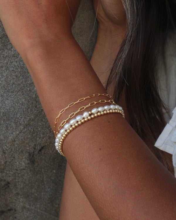 Bold Paperchip Chain Bracelet by Urth and Sea