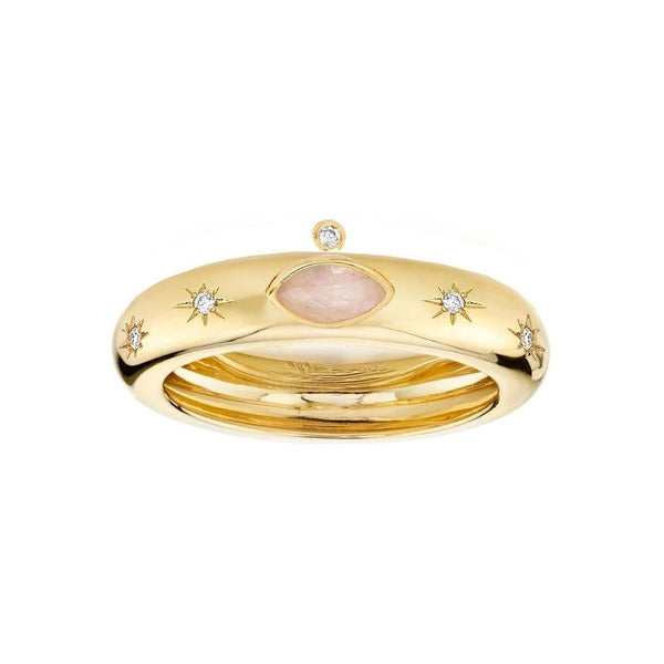 Athena Ring Moonstone by Eight Five One Jewelry