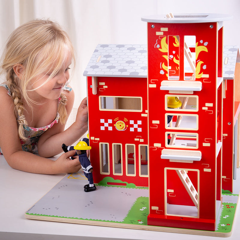 City Fire Station by Bigjigs Toys