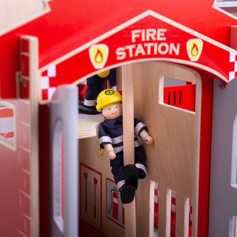 City Fire Station by Bigjigs Toys