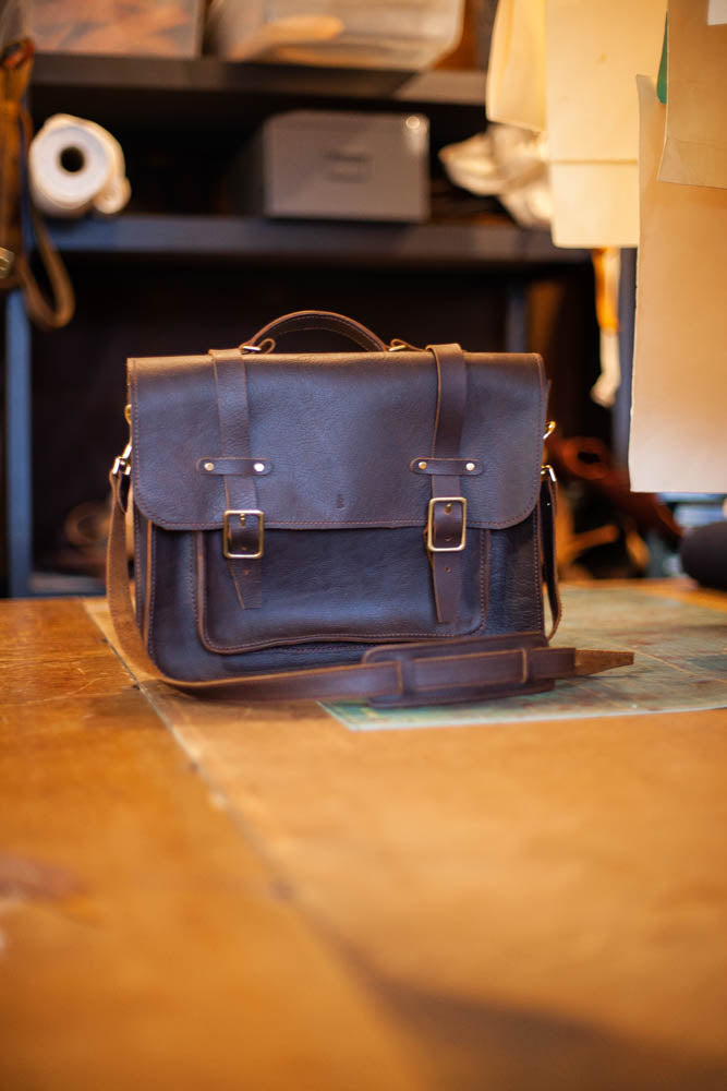 Leather Messenger Bag by Sturdy Brothers